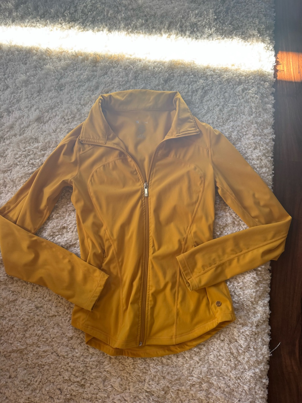 BuffBunny Mustard Yellow Align Jacket • M
